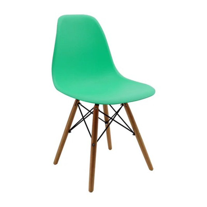 Silla Eames Verde Menta | Diseño Nórdico | Patas de Madera | Comedor, Cocina y Oficina Silla Eames Verde Menta | Diseño Nórdico | Patas de Madera | Comedor, Cocina y Oficina