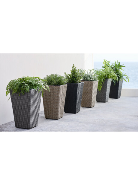Maceta BLOMMOR A31xL31xA50 gris Maceta BLOMMOR A31xL31xA50 gris