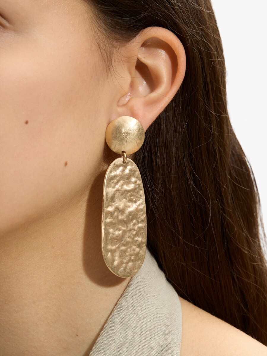 Pendientes Maxi Alargados dorado
