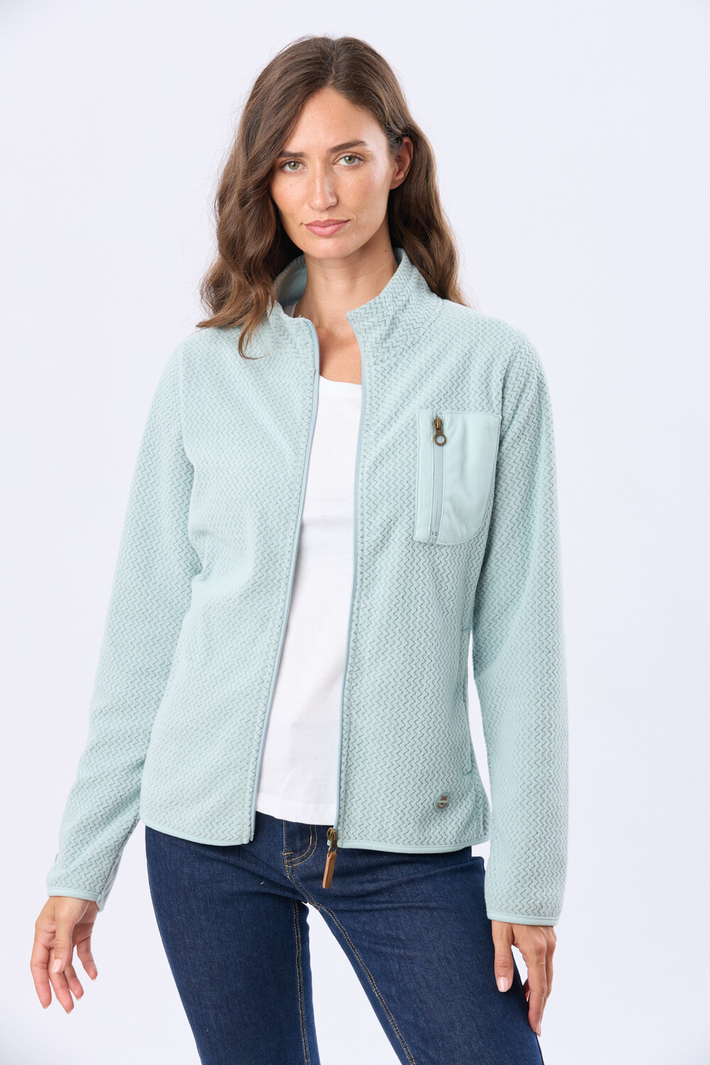 CAMPERA DE MICROPOLAR Verde