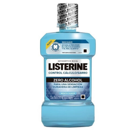 ENJUAGUE BUCAL LISTERINE ANTI SARRO ZERO ALCOHOL X 250ML ENJUAGUE BUCAL LISTERINE ANTI SARRO ZERO ALCOHOL X 250ML