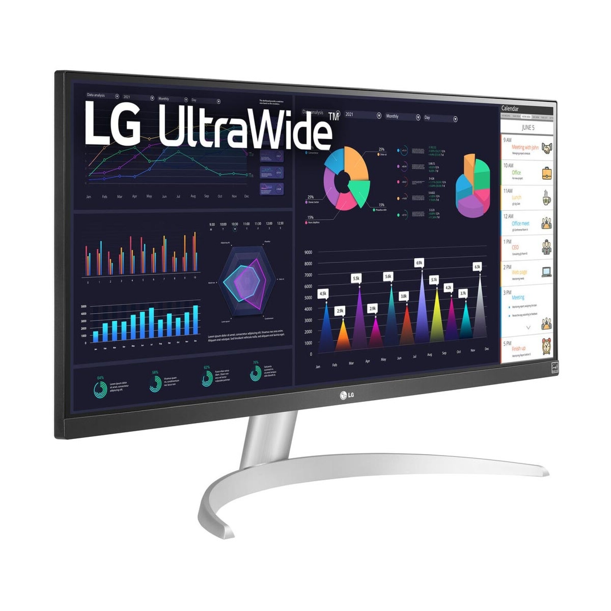 Monitor LG UltraWide de 29 Full HD IPS HDR10 HDMI 29WQ600-W