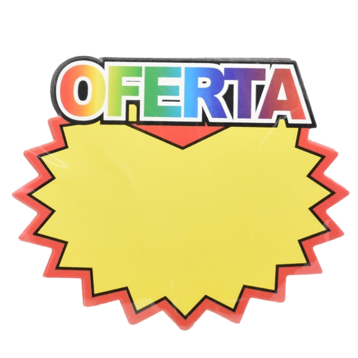 CARTELES PARA PRECIO OFERTA X10 UNIDADES 12.5X10CM 