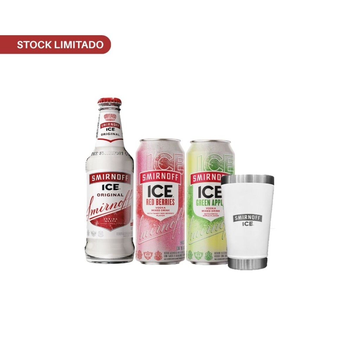 Combo Smirnoff + de regalo vaso térmico 