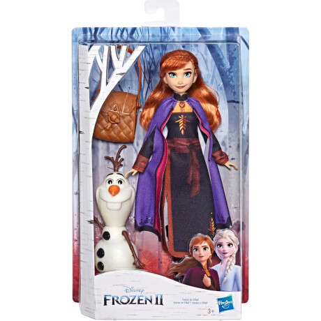 Disney Frozen Muñeca Elsa O Anna + Figura Olaf Pabbie Anna
