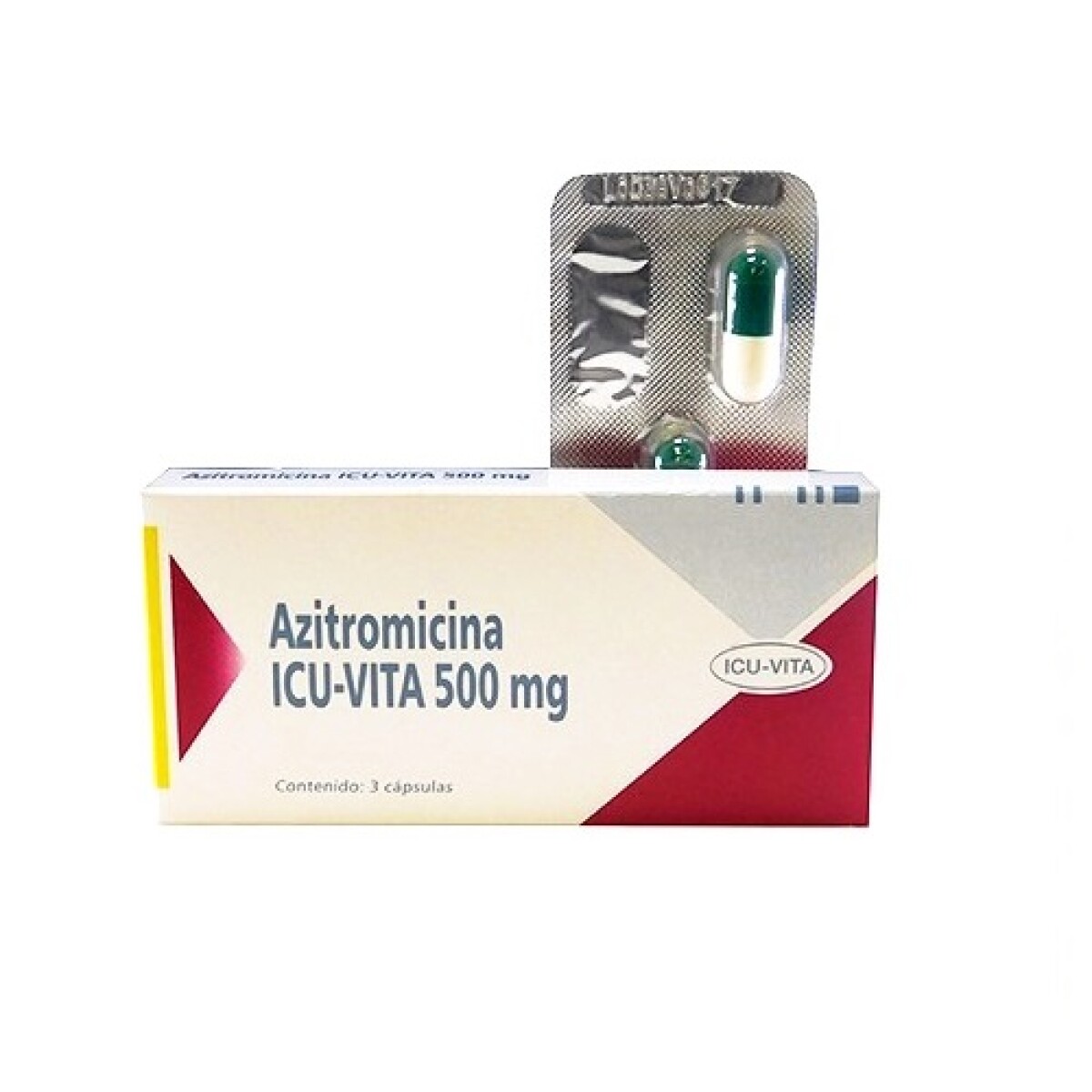 Azitromicina Icu 500 Mg. 3 Caps. 
