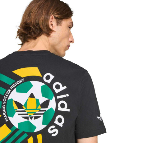 Remera Ftbl Gfx Manga Corta T De Hombre Negro