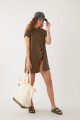 Vestido camisero denver Olivar