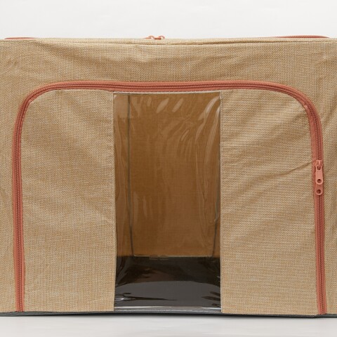 CONTENEDOR CON VENTANA TRANSPARENTE (BEIGE/100L) CONTENEDOR CON VENTANA TRANSPARENTE (BEIGE/100L)