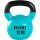 Pesa Rusa 12Kg Expert Hierro Macizo Kettlebell Mancuerna Recubierta Celeste