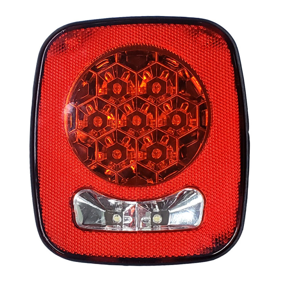 FAROL - TRAS JEEP TRAILER LED ROJO BLANCO 145X170MM -