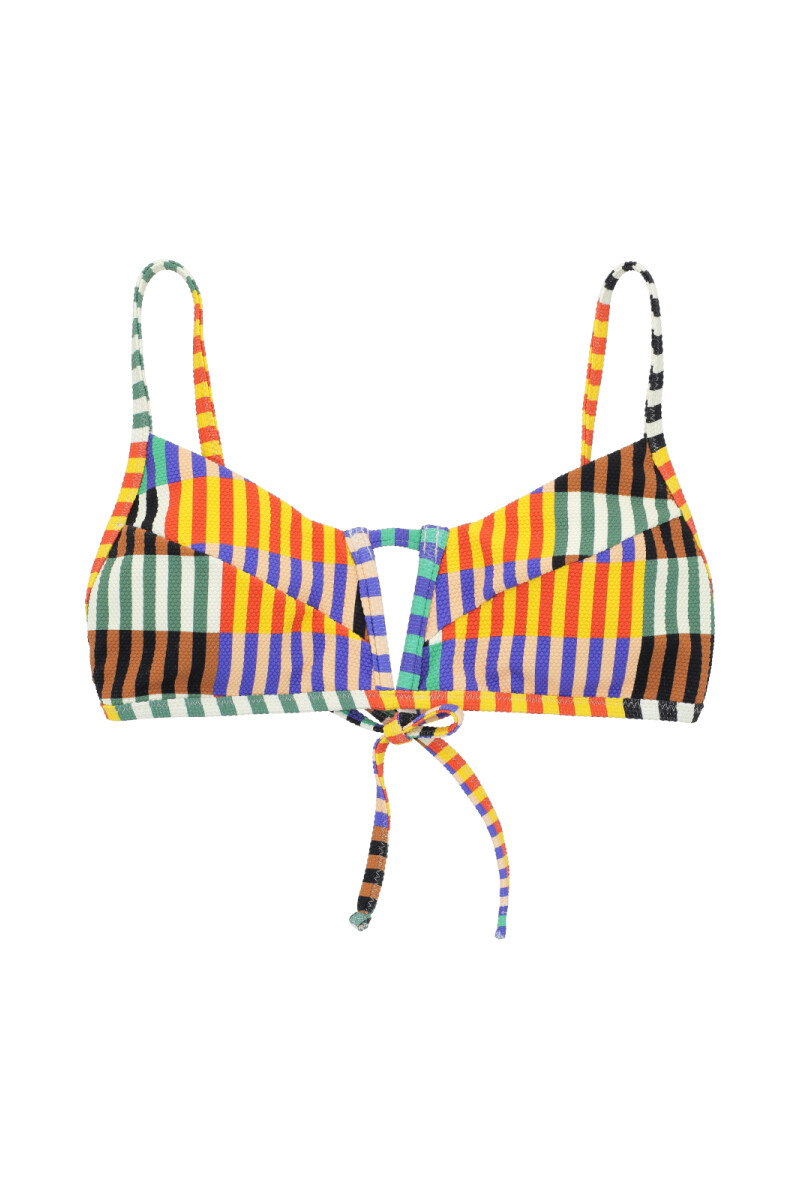 Bikini Top Creek Print Multi