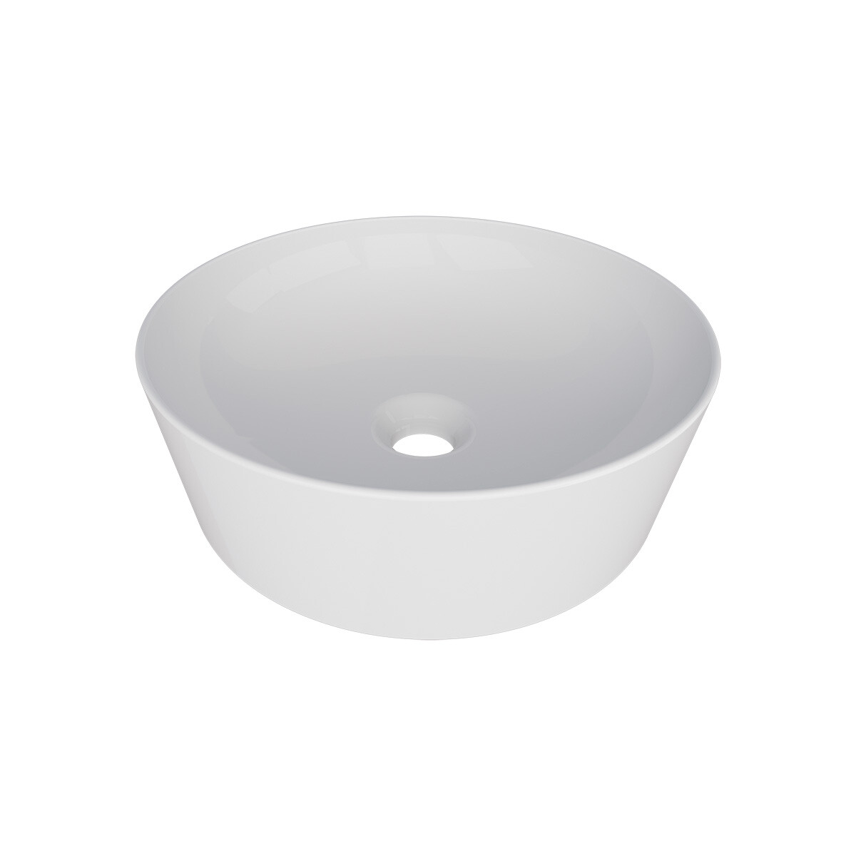 Bacha En Cerámica Modelo Malta Blanco 