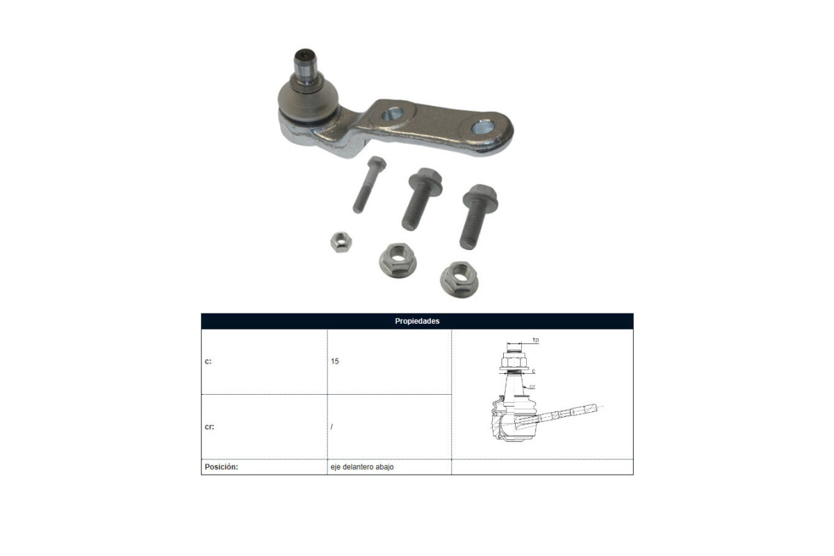 Rotula Del Chev Celta/Corsa Combo/Corsa/Montana 95-21 Der/Izq Rotula Del Chev Celta/Corsa Combo/Corsa/Montana 95-21 Der/Izq