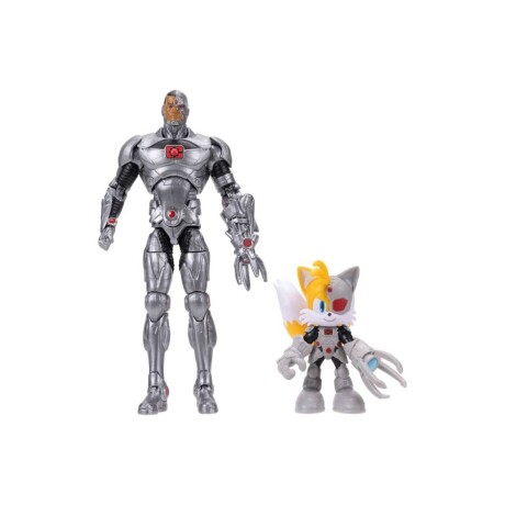 Figura DC x Sonic The Hedgehog - Cyborg & Tails Figura DC x Sonic The Hedgehog - Cyborg & Tails