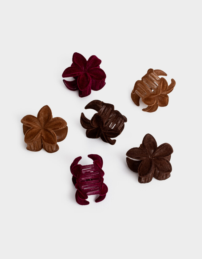 Broches Sets Hawaianas Set De Broches - Combinacion Tricolor