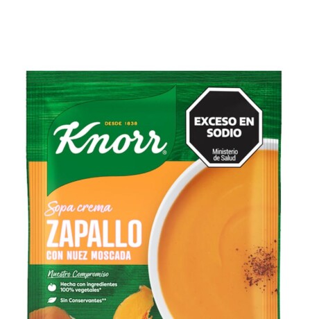 SOPA KNORR CREMA. (03) ZAPALLO CON/NUEZ MOSCADA SOBRE 64 GRS SOPA KNORR CREMA. (03) ZAPALLO CON/NUEZ MOSCADA SOBRE 64 GRS