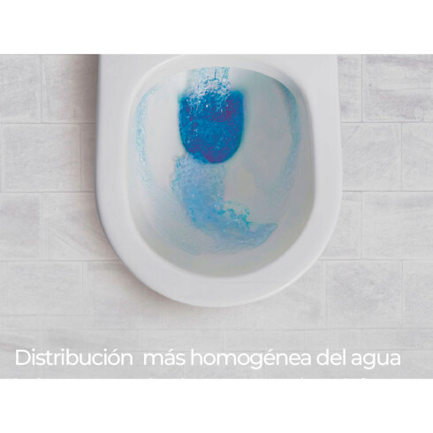 Inodoro Con Tapa Cierre Suave Para Cisterna Mochila,Decarga 25Cm Sistema Tornado Aqualia Linea Anori 000