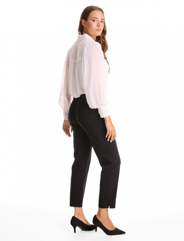 Pantalon Slim NEGRO