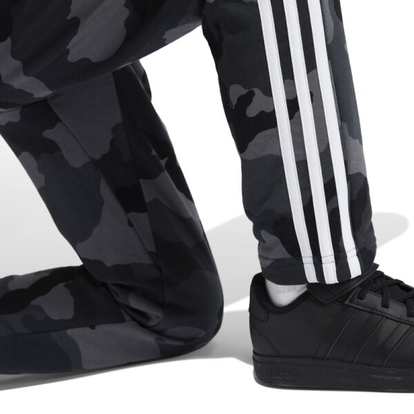 Pantalón Adidas Essentials Allover Print Gris
