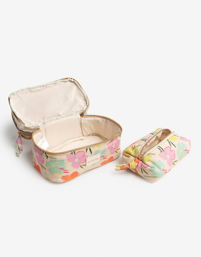 Porta Cosméticos Porta Cosméticos - Estampado Flores
