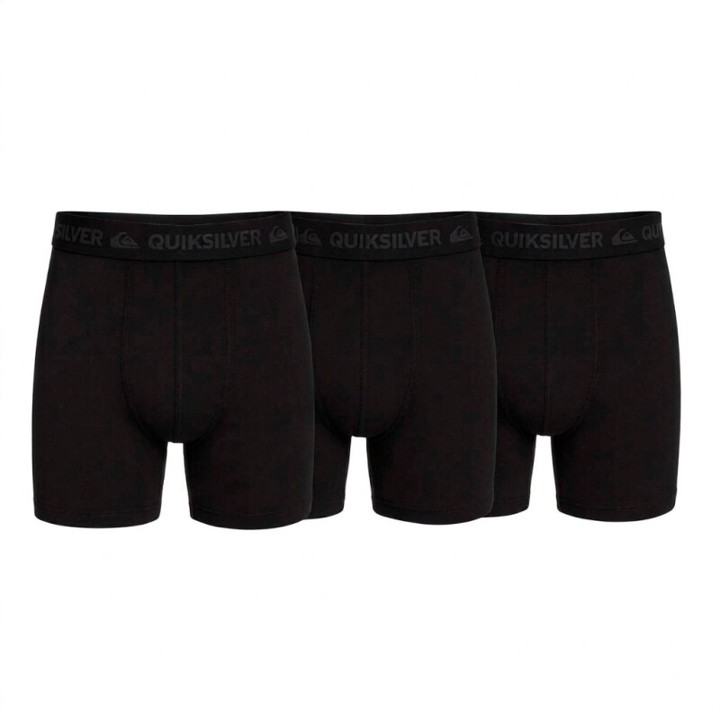 Boxer de Hombre Quiksilver Pack 3 Negro