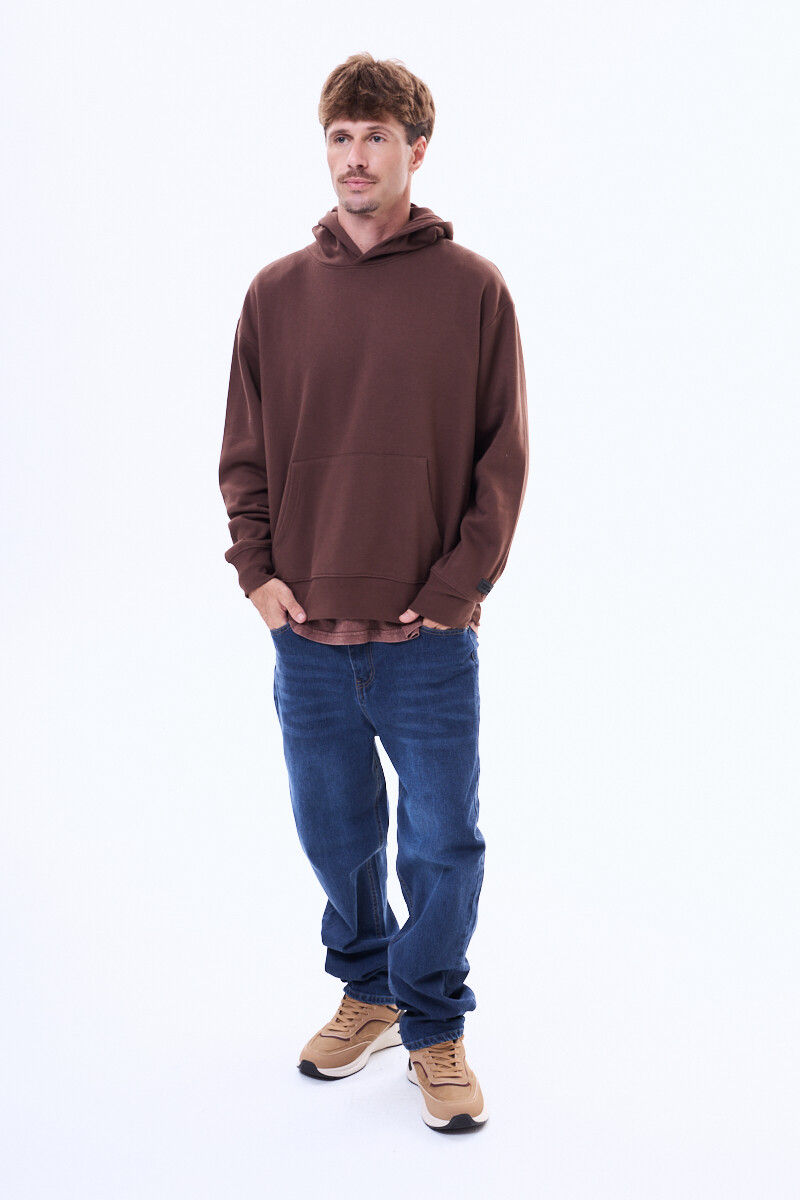 Buzo de felpa Curitiva Marrón