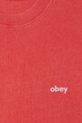 LOWERCASE PIGMENT TEE SS Rojo