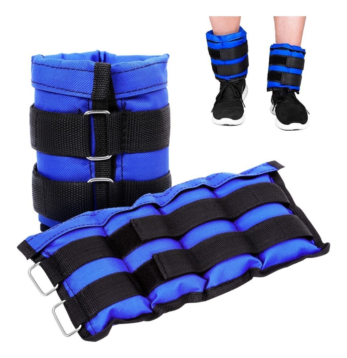 Tobi Pesas 4kg Par Entrenamiento Piernas Tobillera Velcro 