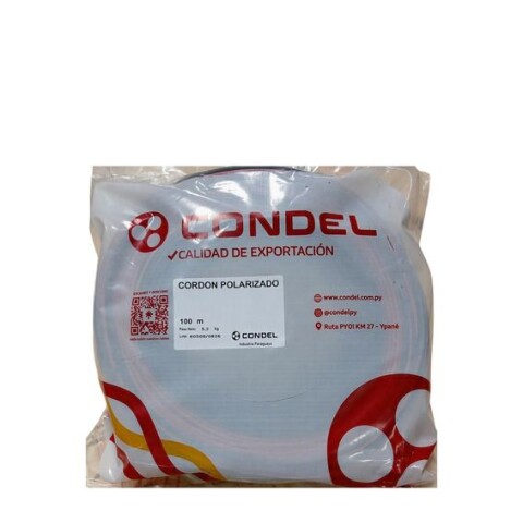 CABLE CORDON 2X0,50MM2 POLARIZ.          CONDEL CABLE CORDON 2X0,50MM2 POLARIZ.          CONDEL