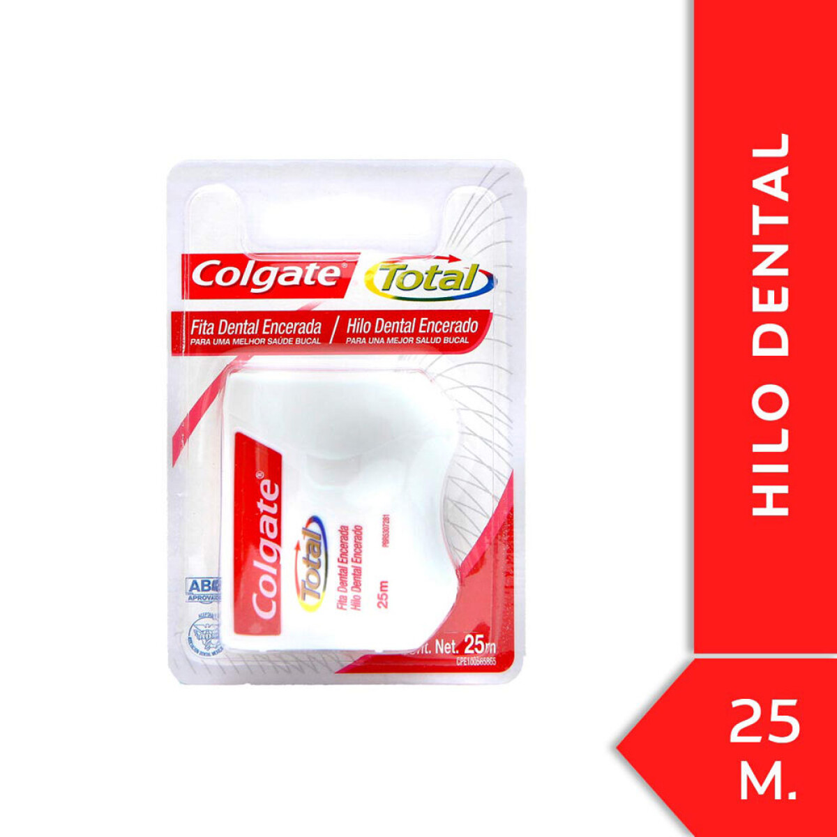 Colgate Hilo Cinta Encerado 25mts – Limpieza Interdental Eficaz