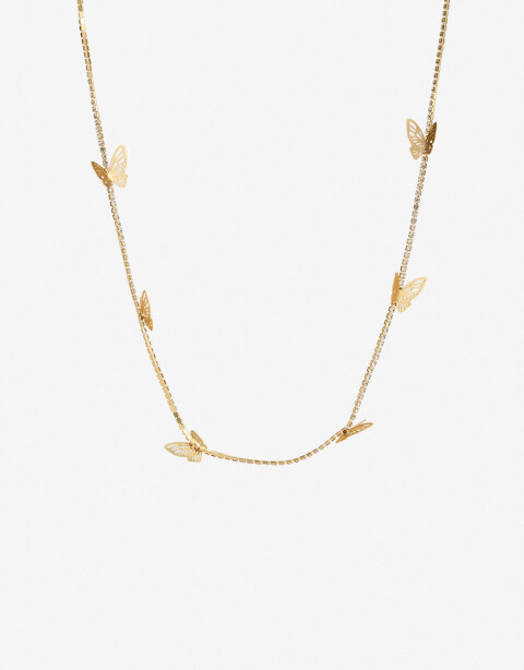 Collares Largos Strass Collares Largos Botanico - Dorado Oro Amarillo