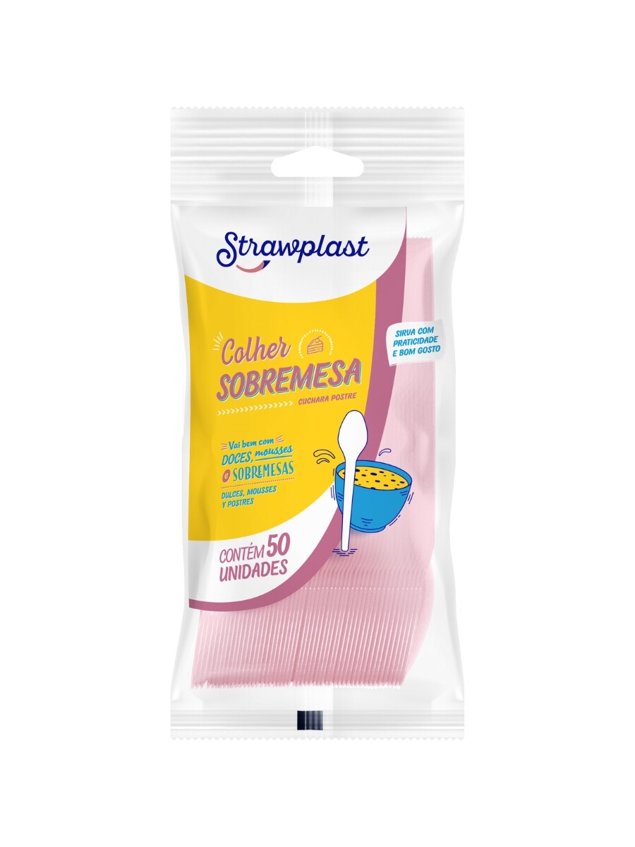 CUCHARAS DE POSTRE (Candy) rosa