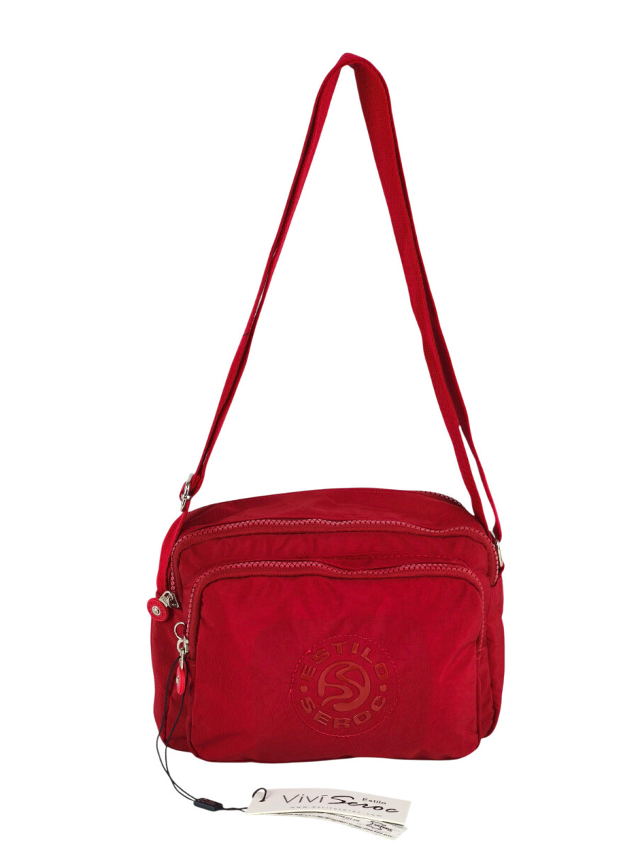 Morral con bolsillos - Rojo 