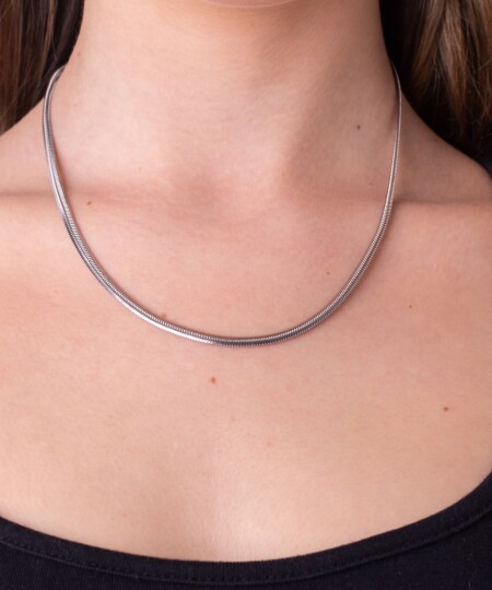 GARGANTILLA SERPENT SILVER