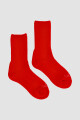 Medias lisas soft Rojo
