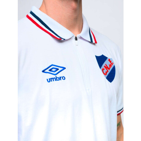 Polo Enkel de Hombre Blanco