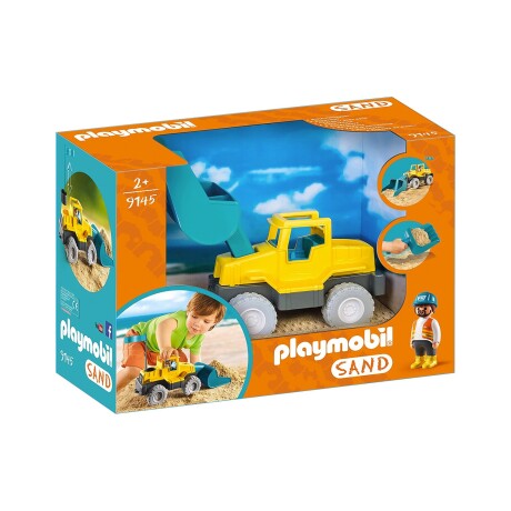 Excavadora de arena Juguete Playmobil Sand 1.2.3 resistente para exteriores Excavadora de arena Juguete Playmobil Sand 1.2.3 resistente para exteriores