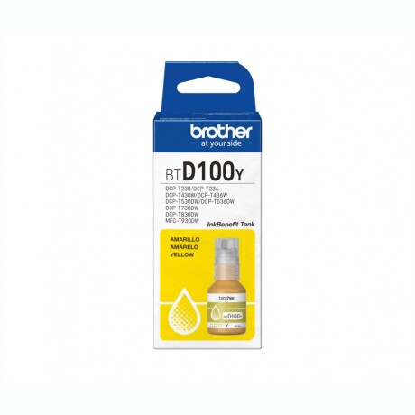BOTELLA DE TINTA BROTHER T230-T430-T530-T730-T830 Botella De Tinta Amarilla BROTHER Capacidad 48ML Para Impresoras T230-T430-T530-T730-T830