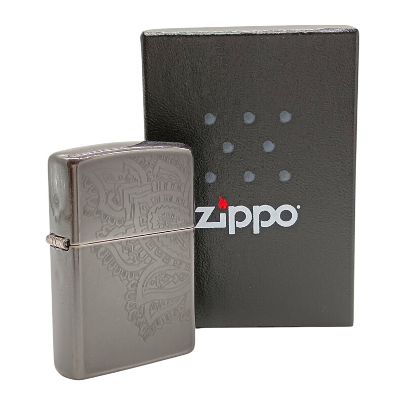 Encendedor ZIPPO 29431 Iced Paisley- ZP294335 grisuniforme