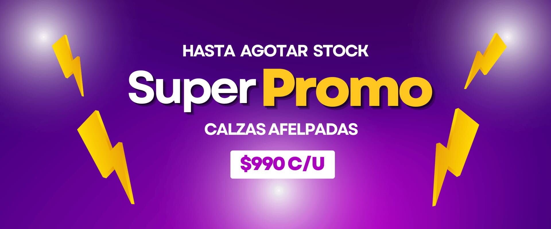 Super Promo - Calzas Afelpadas $990