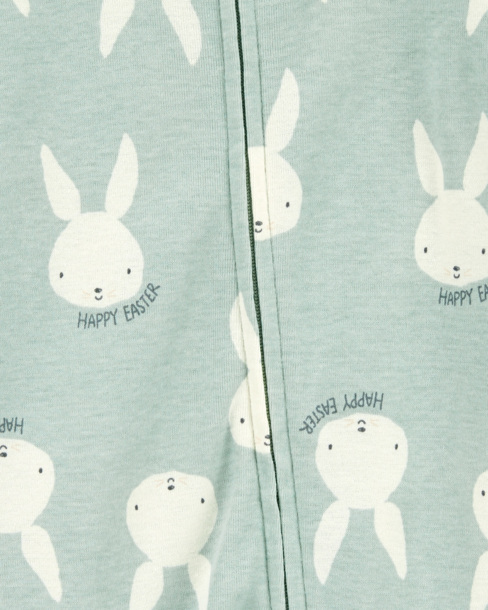 Pijama una pieza de algodón, con pie, diseño pascua Pijama una pieza de algodón, con pie, diseño pascua