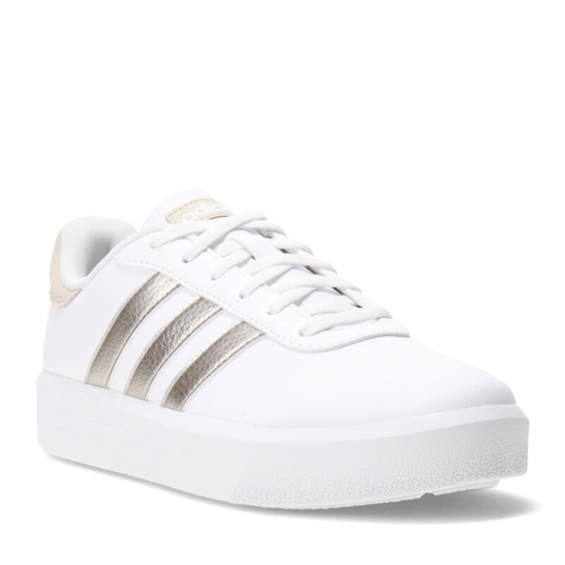 Championes de Mujer Adidas Court Plataforma Blanco - Plateado - Gris