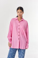 Camisa Noble lino Rosa