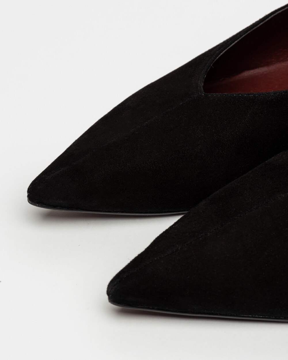 Ballerina Berta En Cuero Nobuk Negro