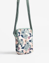 Complemento Marroquinería Nylon Pouch Con Cierre - Estampado Flores