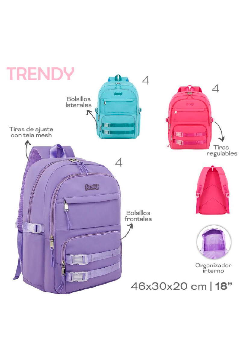 Mochila Trendy Violeta