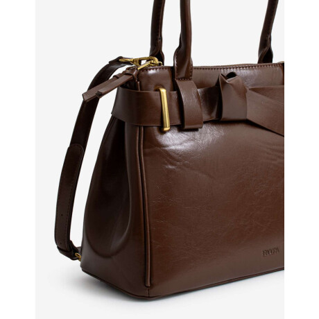 Cartera City Chocolate Marron Suela