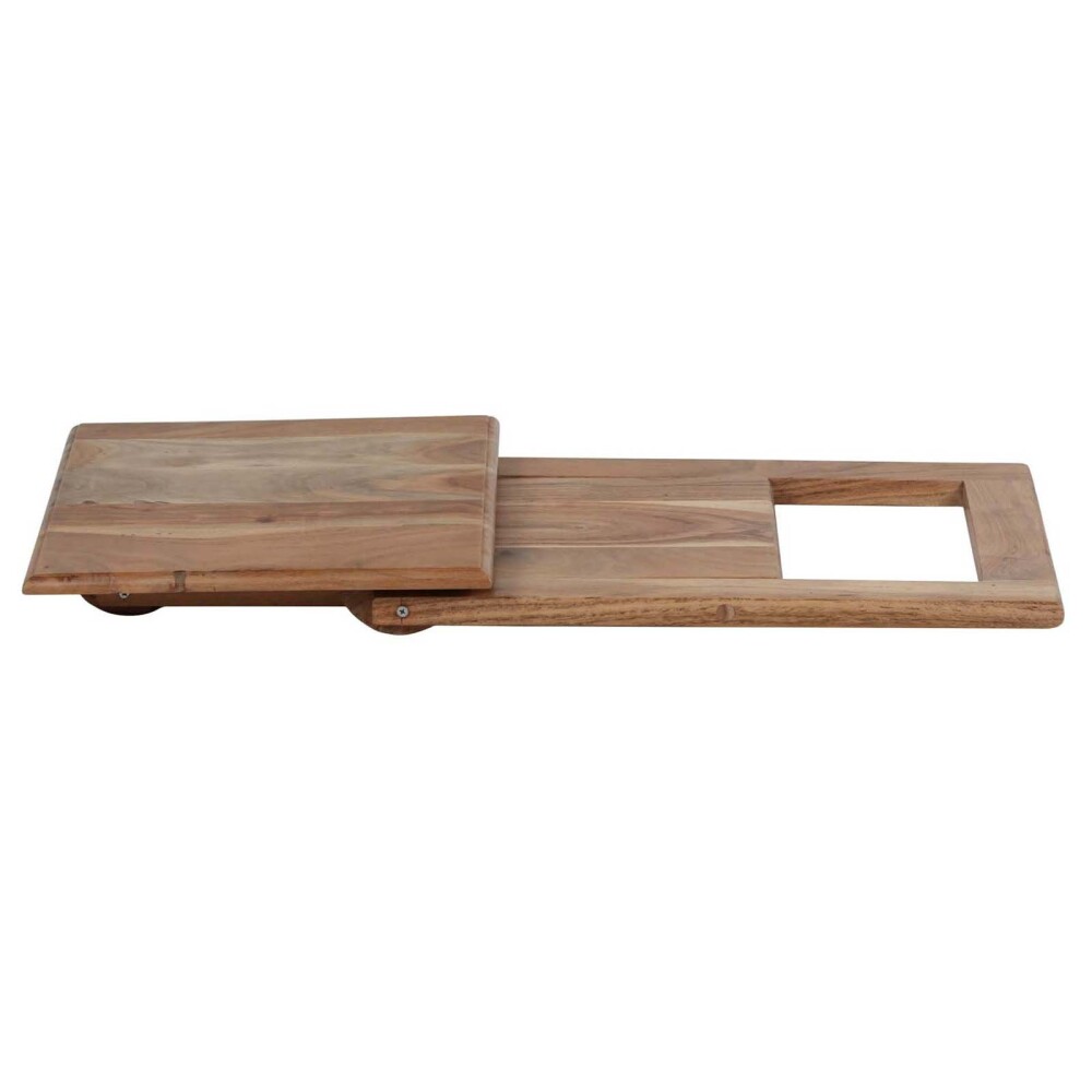 MESA AUXILIAR MADERA MARRON PLEGABLE CASTAÑO