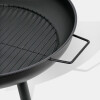 FOGONERO METAL NEGRO 27X59CM Unica